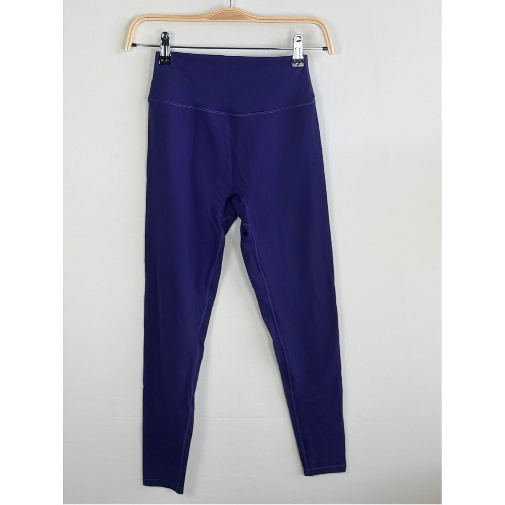 Kamo Fitness Womens Small Purple High Rise 7/8 Workout Leggings Compression